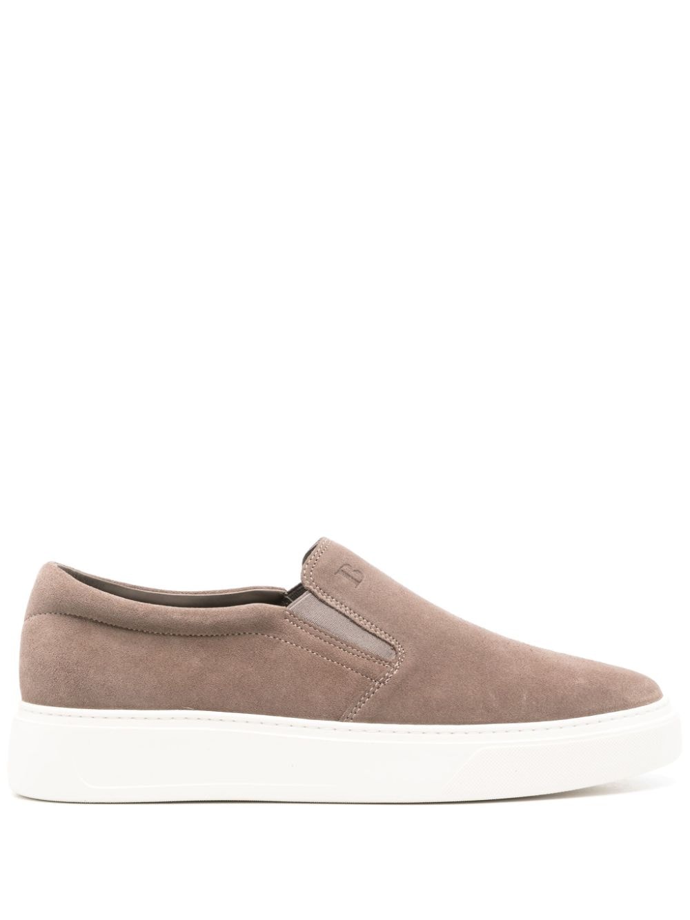 Boggi Milano suede slip-on trainers - Brown von Boggi Milano