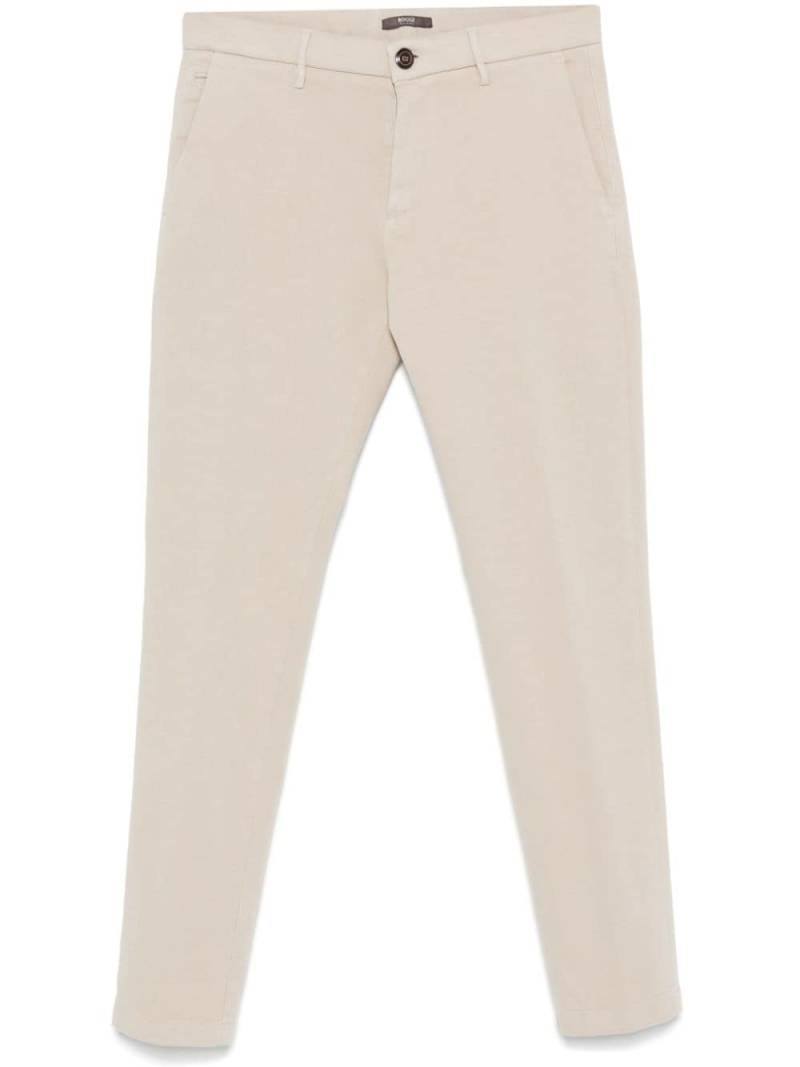 Boggi Milano tapered chinos - Neutrals von Boggi Milano