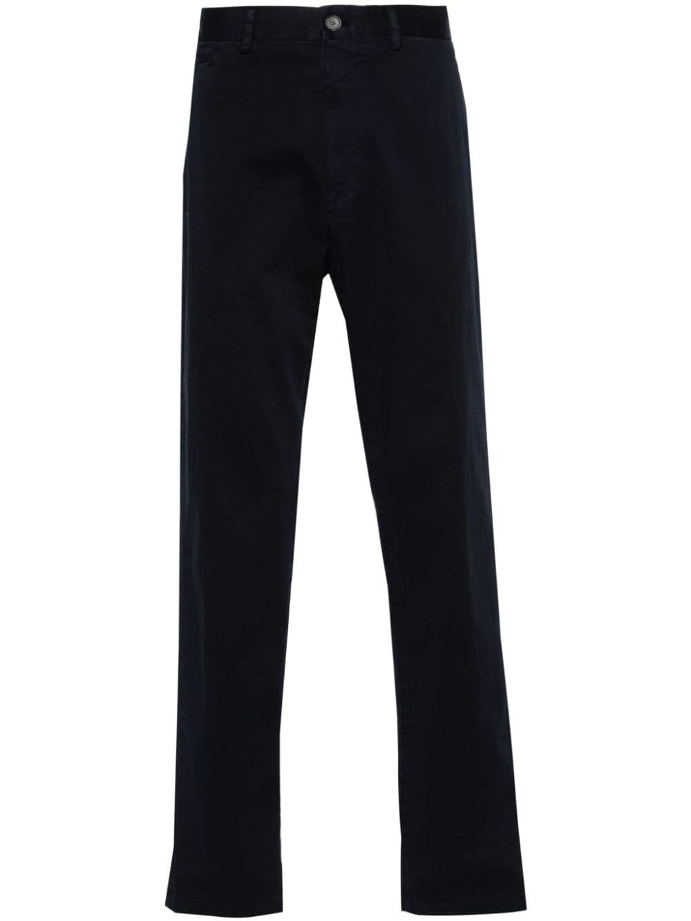 Boggi Milano tapered cotton trousers - Blue von Boggi Milano