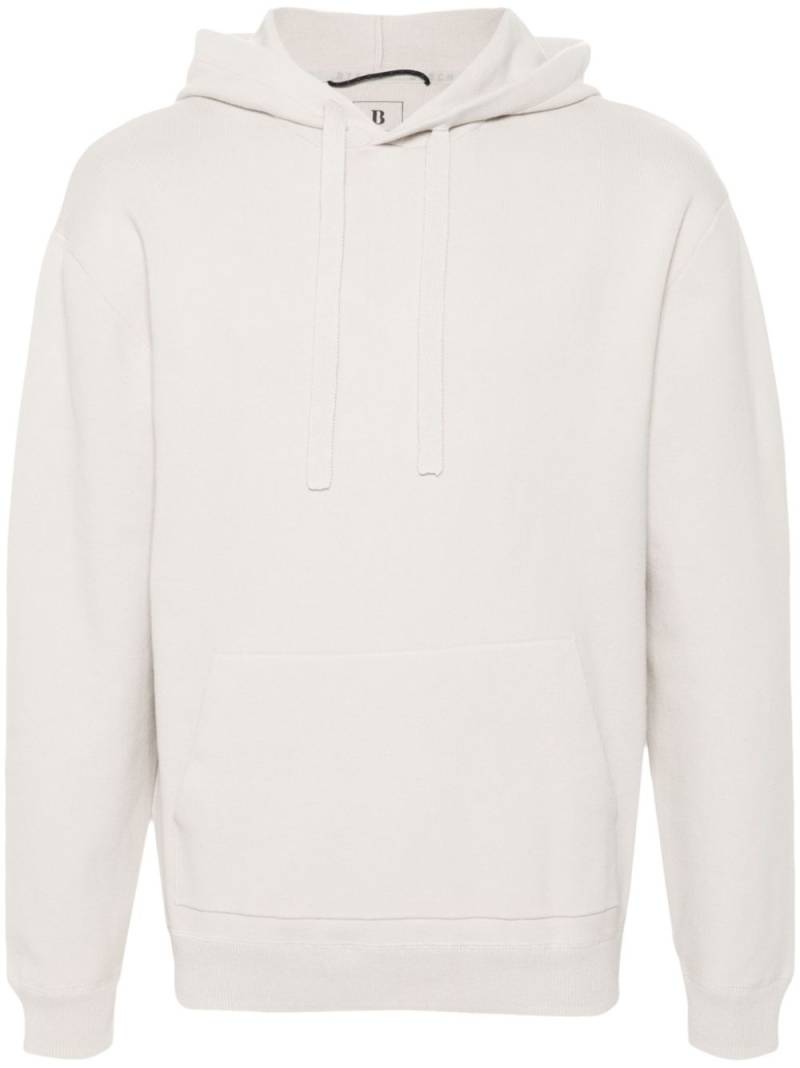 Boggi Milano technical-jersey hoodie - Grey von Boggi Milano