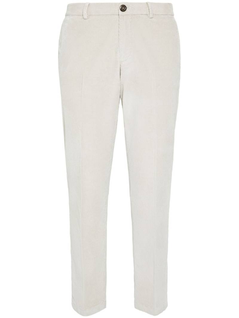 Boggi Milano velvet trousers - Grey von Boggi Milano