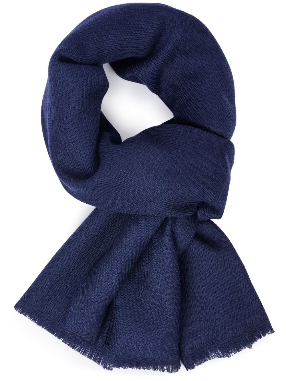 Boggi Milano woven wool scarf - Blue von Boggi Milano