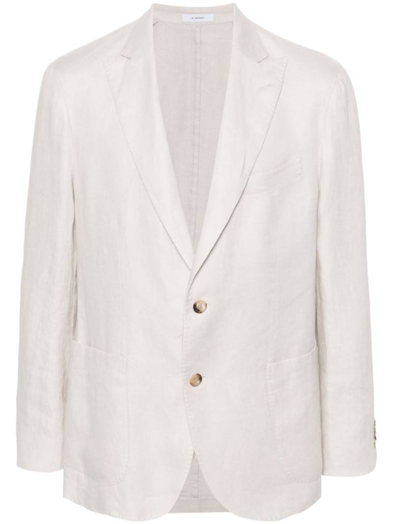 Boglioli K interlock-twill suit jacket - Neutrals von Boglioli