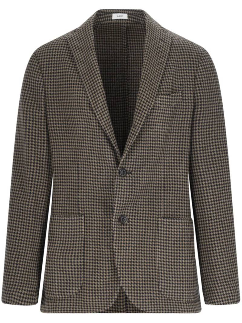 Boglioli Prince of Wales blazer - Brown von Boglioli