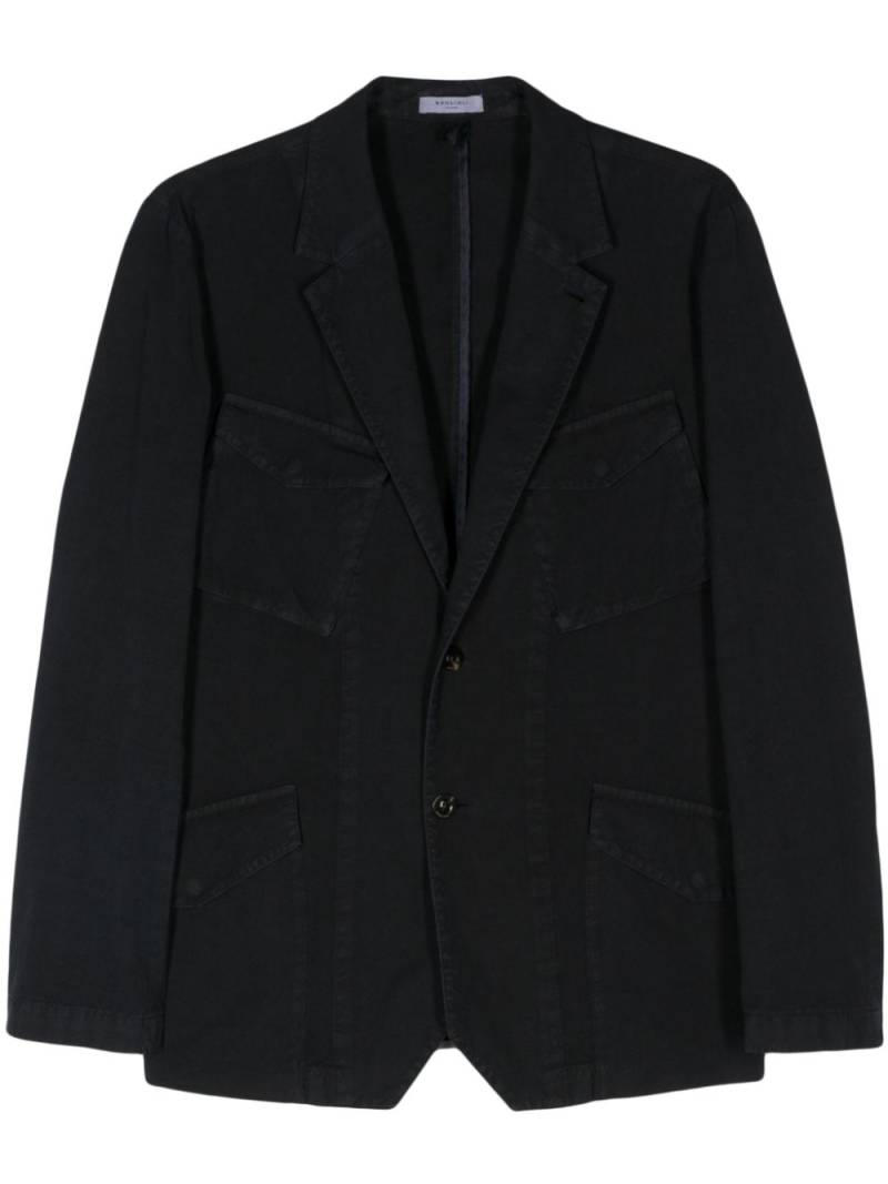 Boglioli cargo-pockets blazer - Blue von Boglioli