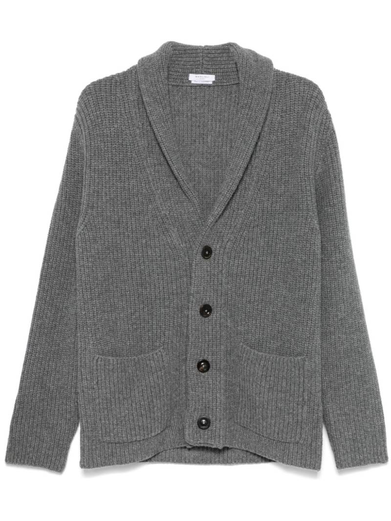 Boglioli chunky-knit cardigan - Grey von Boglioli