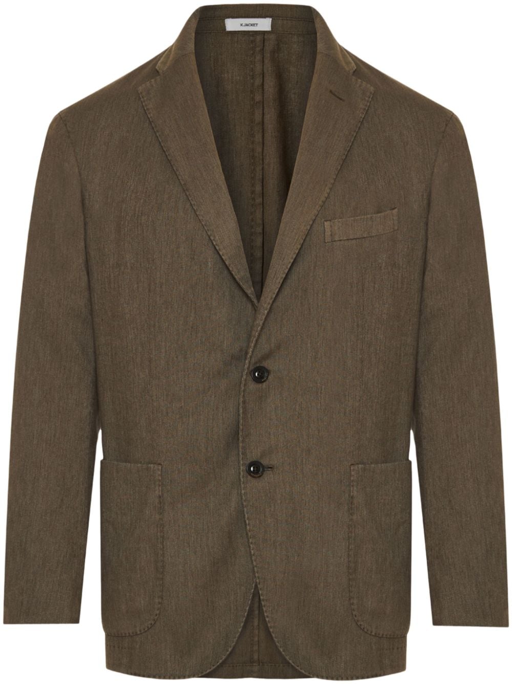 Boglioli cotton-blend blazer - Brown von Boglioli