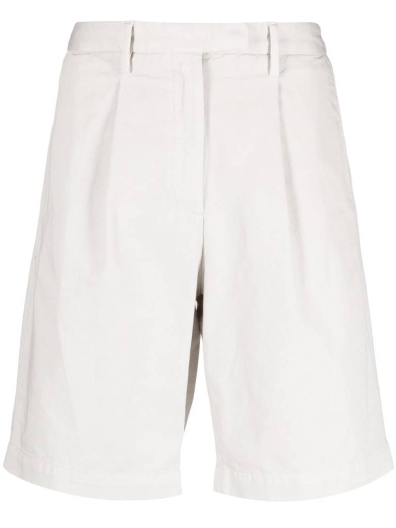 Boglioli cotton blend knee-length shorts - Grey von Boglioli