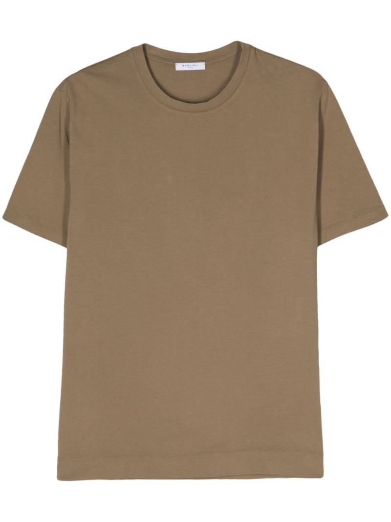 Boglioli crew-neck cotton T-shirt - Neutrals von Boglioli