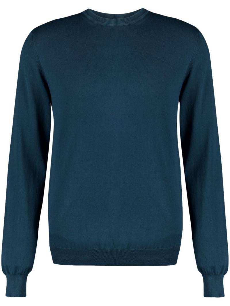 Boglioli crew-neck cotton sweatshirt - Blue von Boglioli