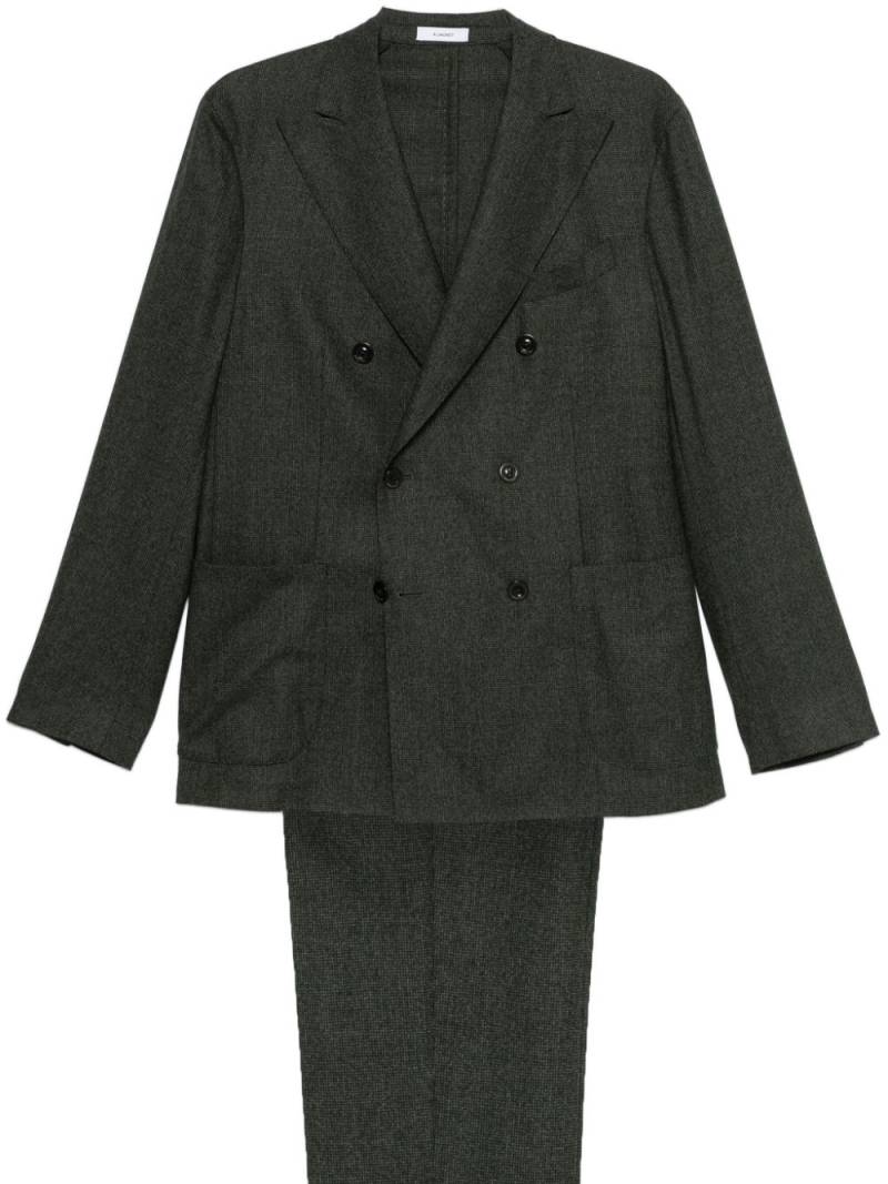 Boglioli dogtooth-pattern suit - Green von Boglioli