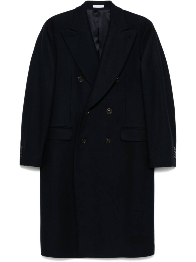 Boglioli double-breasted coat - Blue von Boglioli