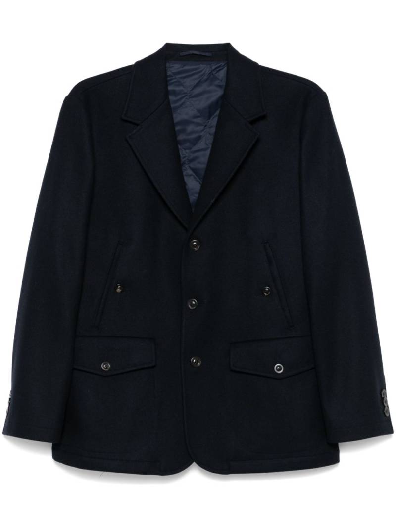 Boglioli felted jacket - Blue von Boglioli