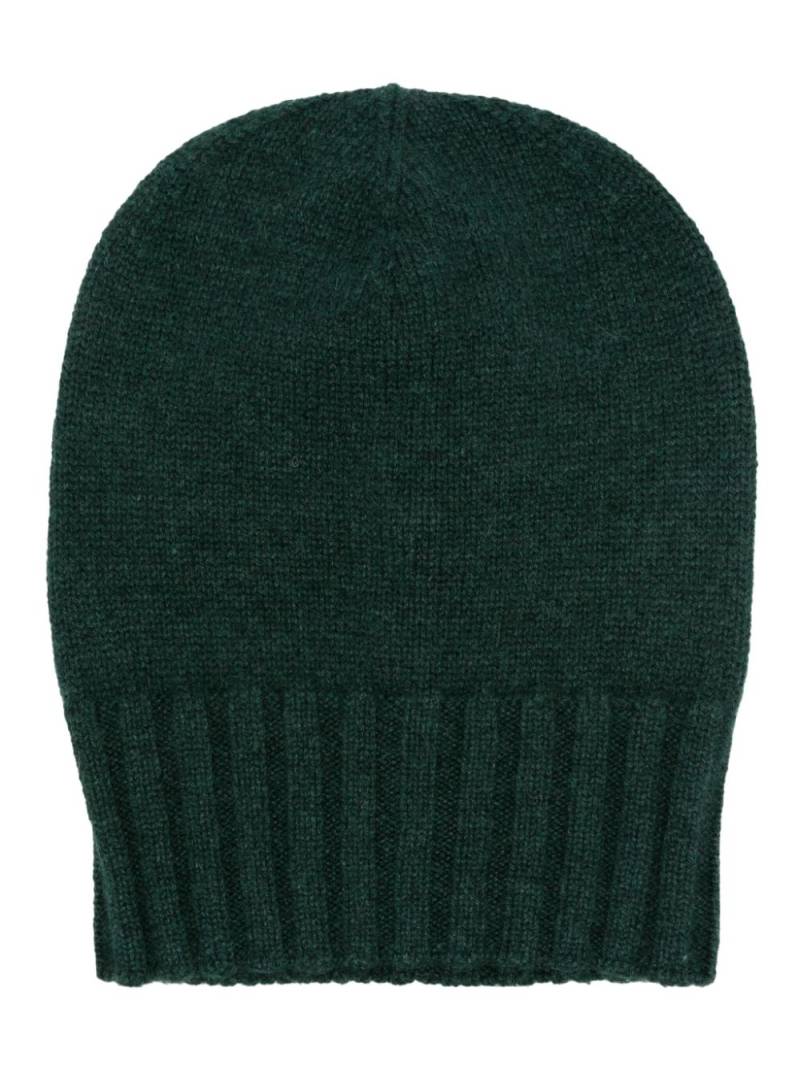 Boglioli fine-knit cashmere beanie - Green von Boglioli