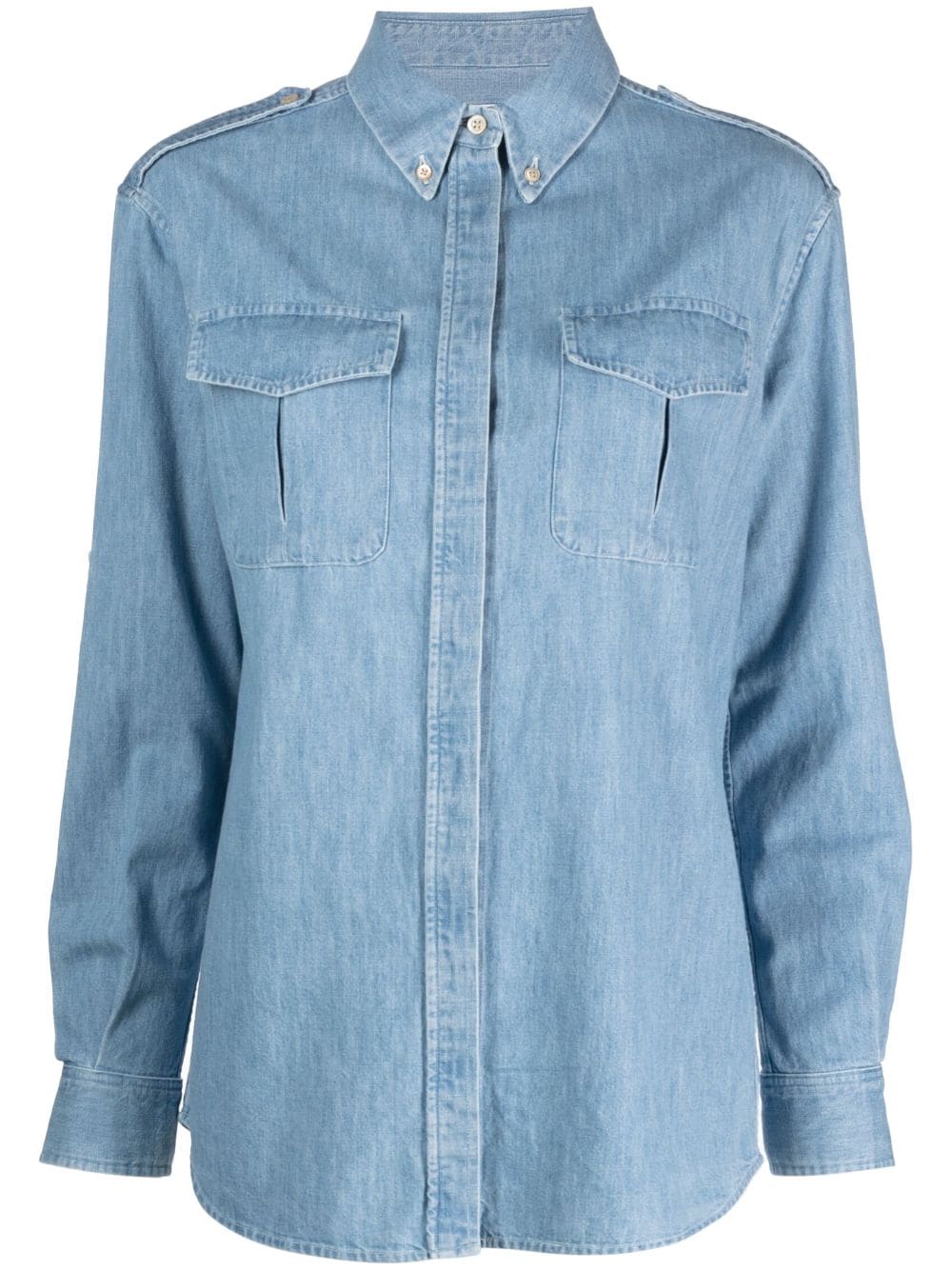 Boglioli long-sleeve denim shirt - Blue von Boglioli