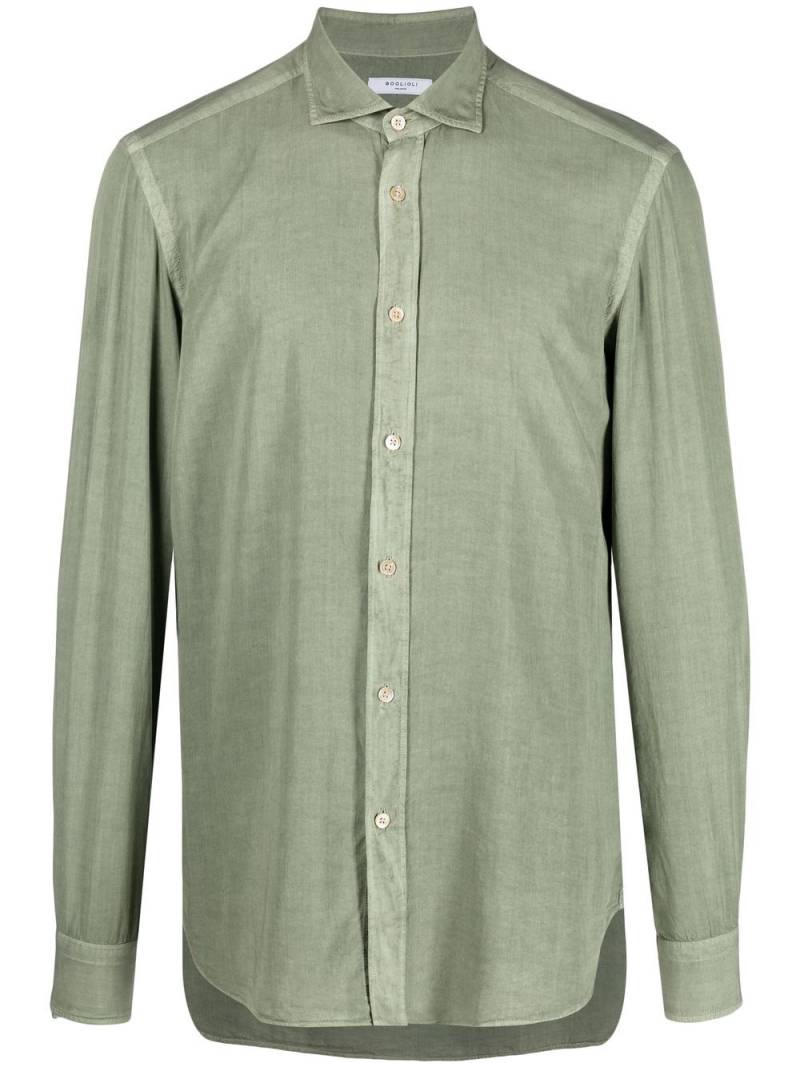 Boglioli long-sleeved shirt - Green von Boglioli