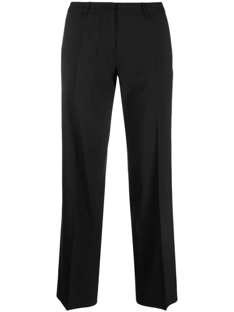 Boglioli mid-rise virgin-wool trousers - Black von Boglioli