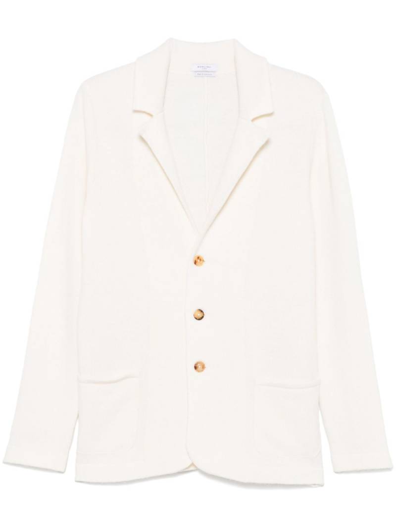 Boglioli notched-lapels cardigan - Neutrals von Boglioli