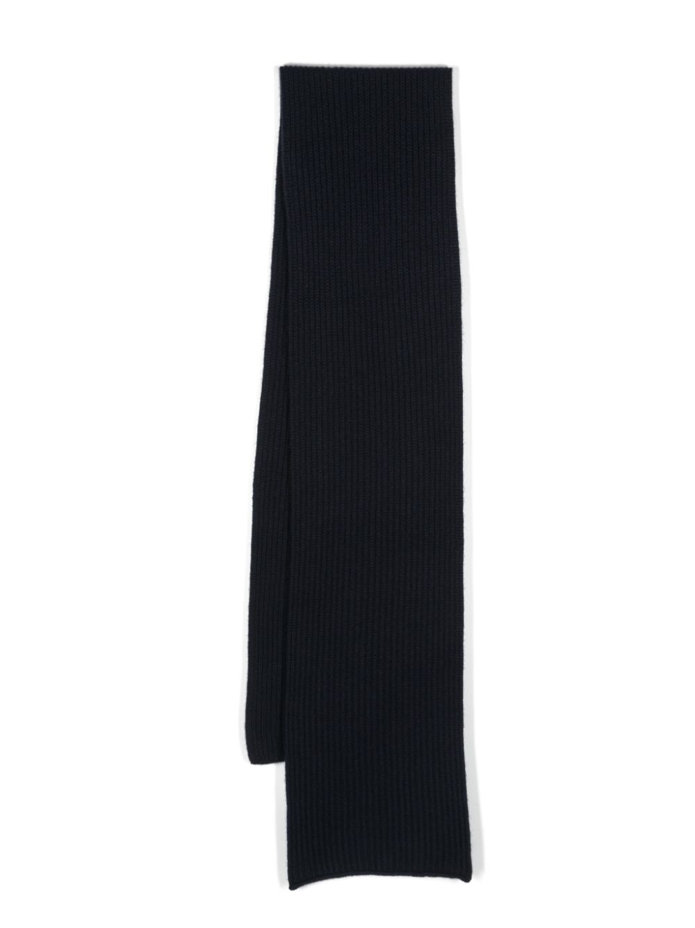 Boglioli ribbed-knit cashmere scarf - Blue von Boglioli