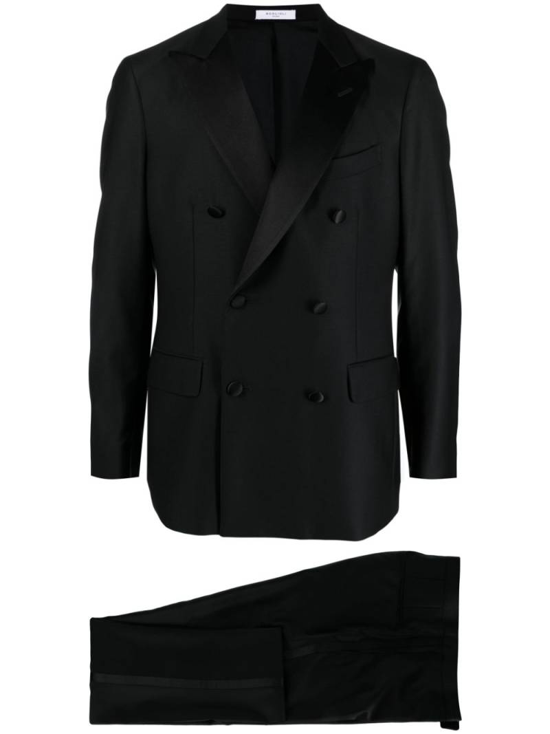 Boglioli satin-trim tuxedo suit - Black von Boglioli