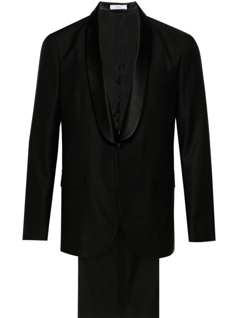 Boglioli shawl-lapels single-breasted blazer - Black von Boglioli