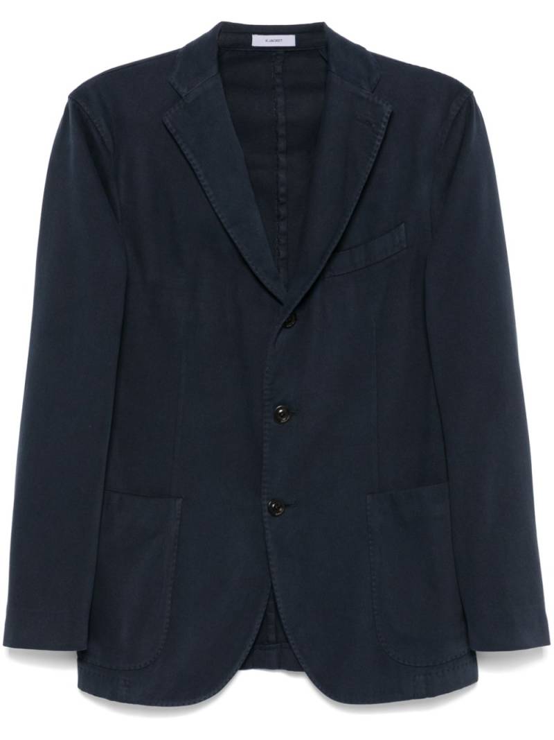 Boglioli single-breasted blazer - Blue von Boglioli