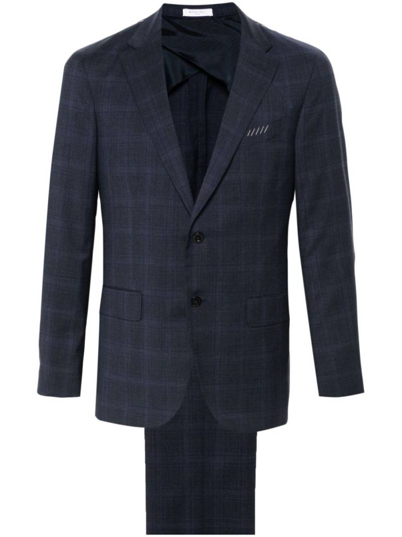 Boglioli single-breasted wool suit - Blue von Boglioli