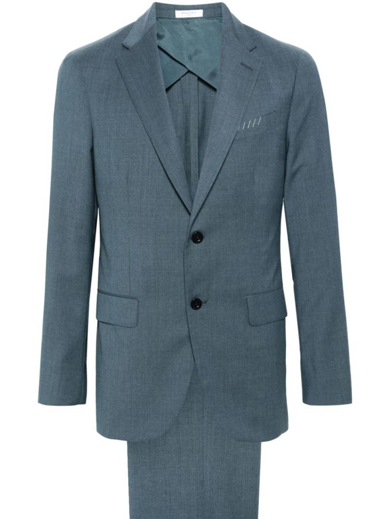 Boglioli single-breasted wool suit - Blue von Boglioli