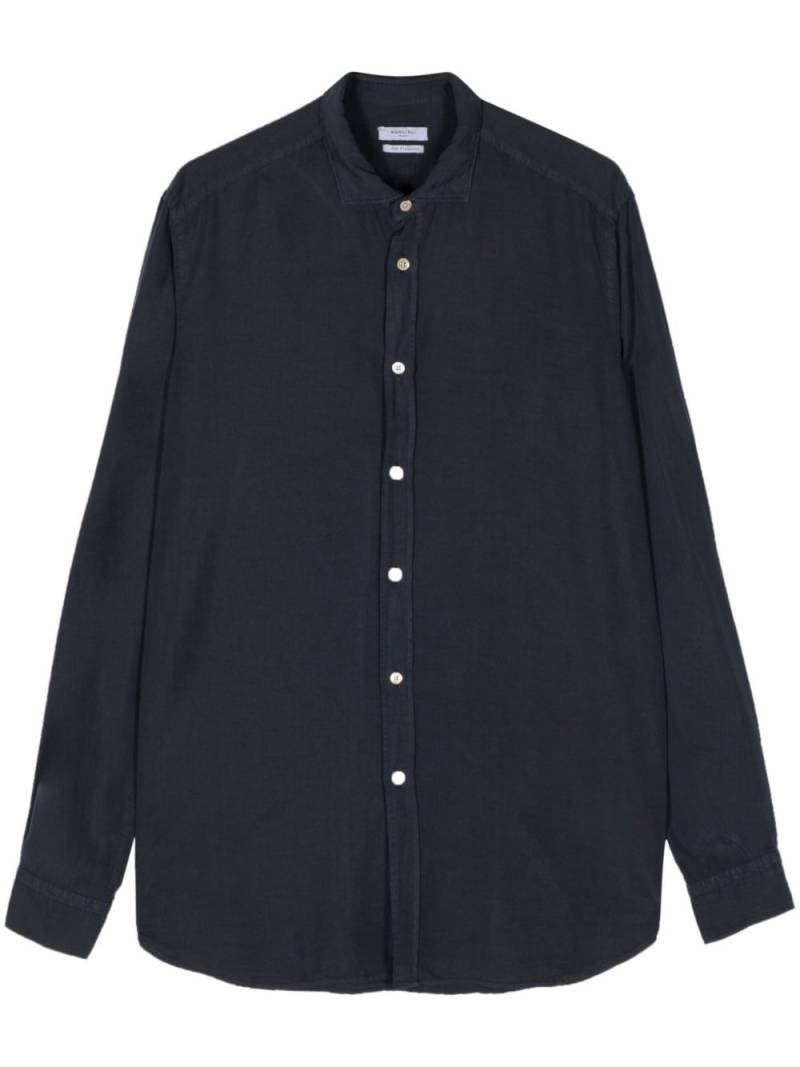 Boglioli spread-collar long-sleeve shirt - Blue von Boglioli