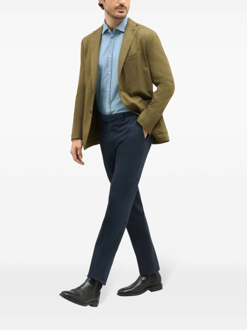 Boglioli straight-leg chinos - Blue von Boglioli