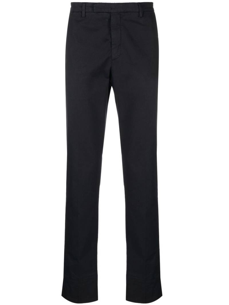 Boglioli straight-leg cotton chino trousers - Blue von Boglioli