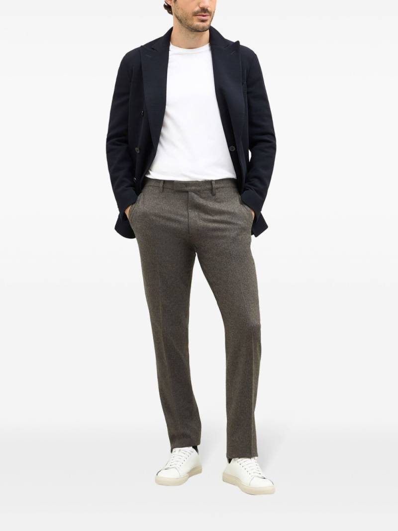 Boglioli straight-leg virgin-wool chinos - Grey von Boglioli