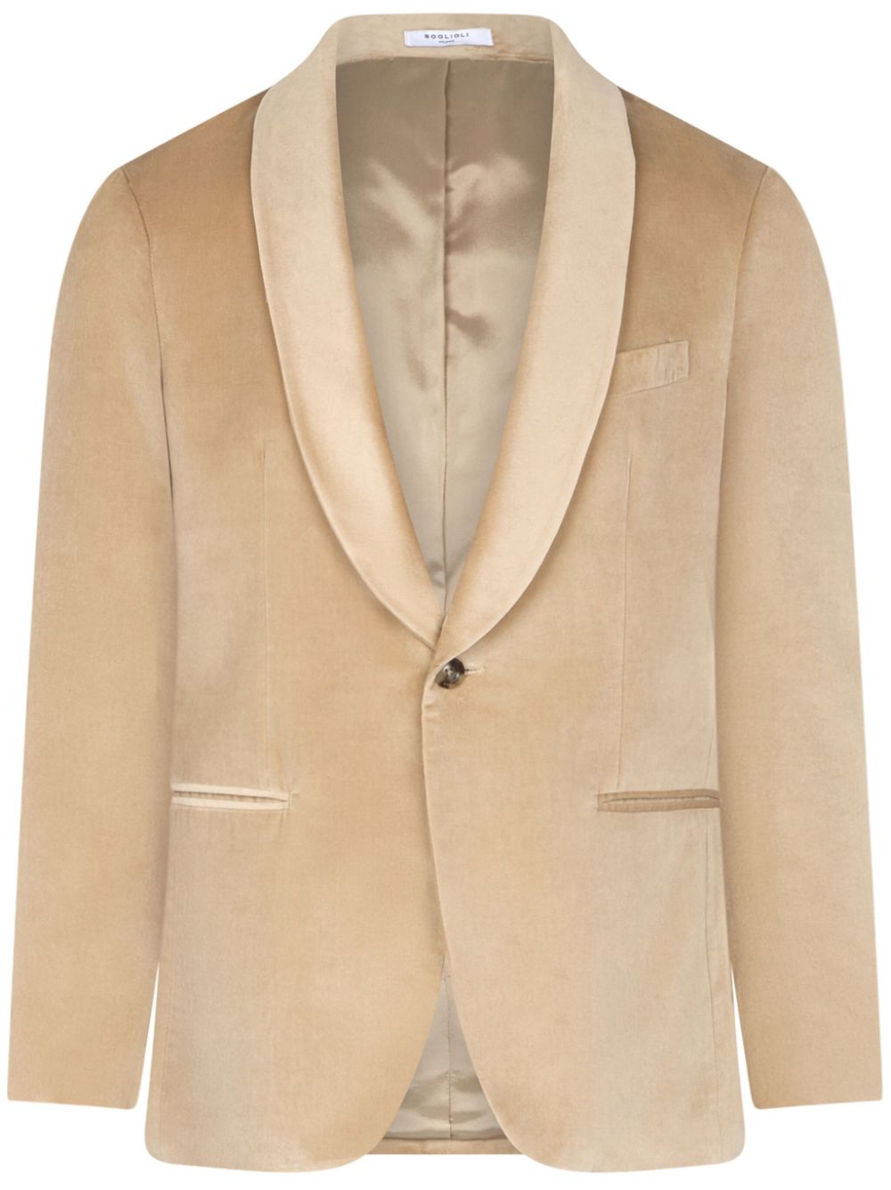 Boglioli velvet blazer - Neutrals von Boglioli