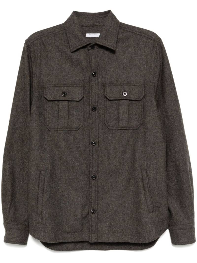 Boglioli virgin wool flannel jacket - Grey von Boglioli