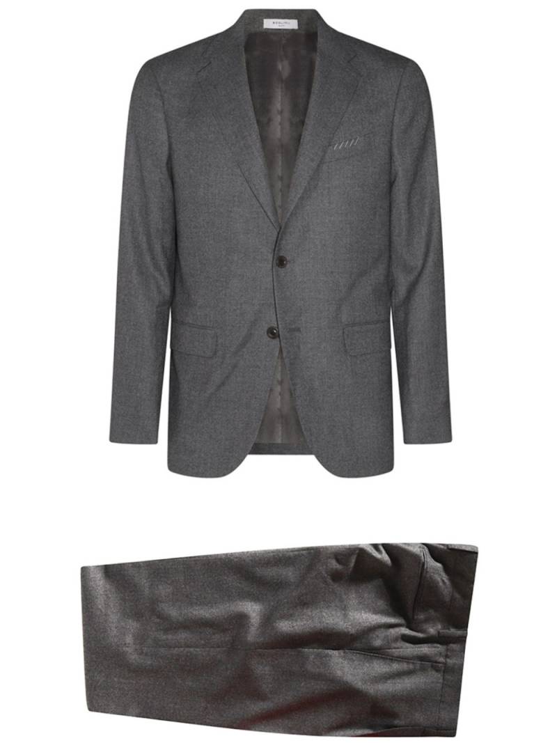 Boglioli virgin-wool single-breasted suit jacket - Grey von Boglioli