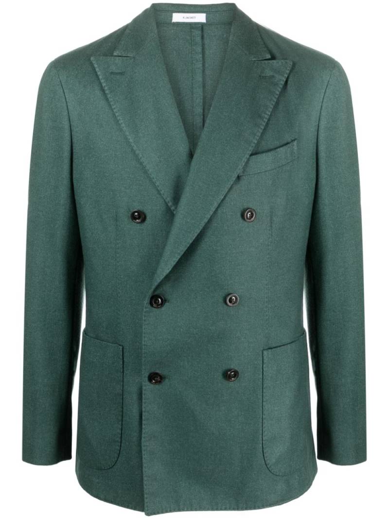 Boglioli wide-lapel double-breasted blazer - Green von Boglioli