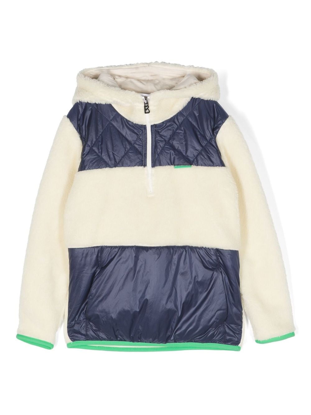 Bogner Kids Elmas panelled half-zip hoodie - Neutrals von Bogner Kids