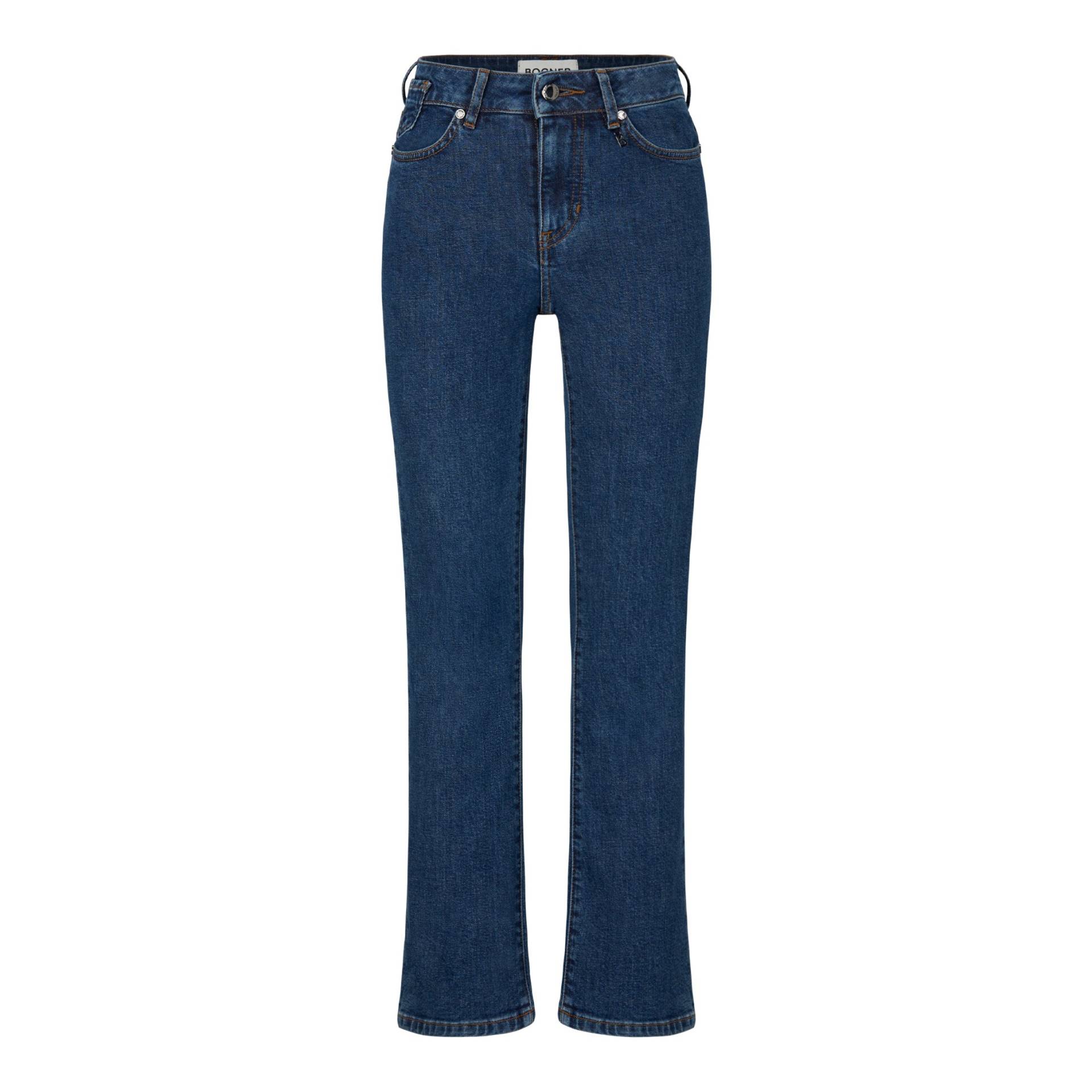 BOGNER 7/8 Flared Fit Jeans Julie für Damen - Denim Blue - 26 von Bogner