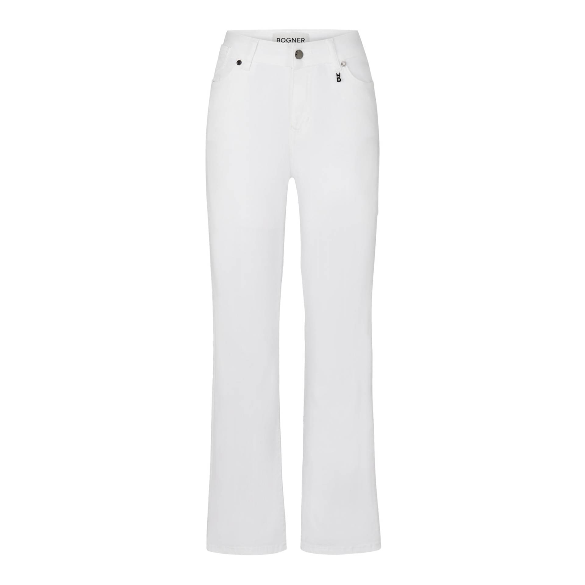 BOGNER 7/8 Flared Fit Jeans Julie für Damen - Weiß - 28 von Bogner