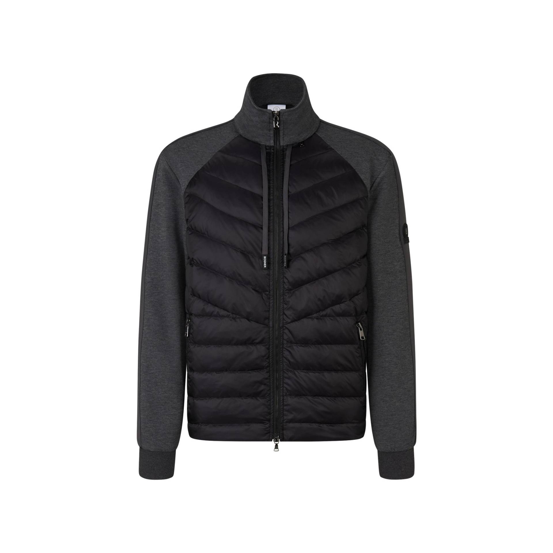 BOGNER Daunen-Sweatjacke Baker für Herren - Anthrazit/Schwarz - M von Bogner