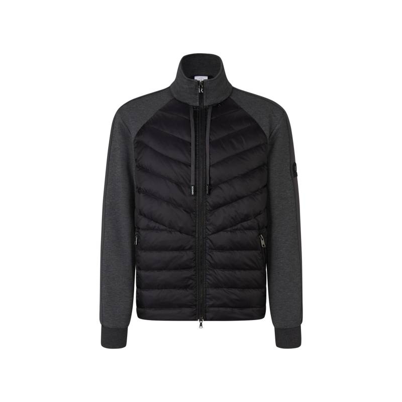 BOGNER Daunen-Sweatjacke Baker für Herren - Anthrazit/Schwarz - XL von Bogner