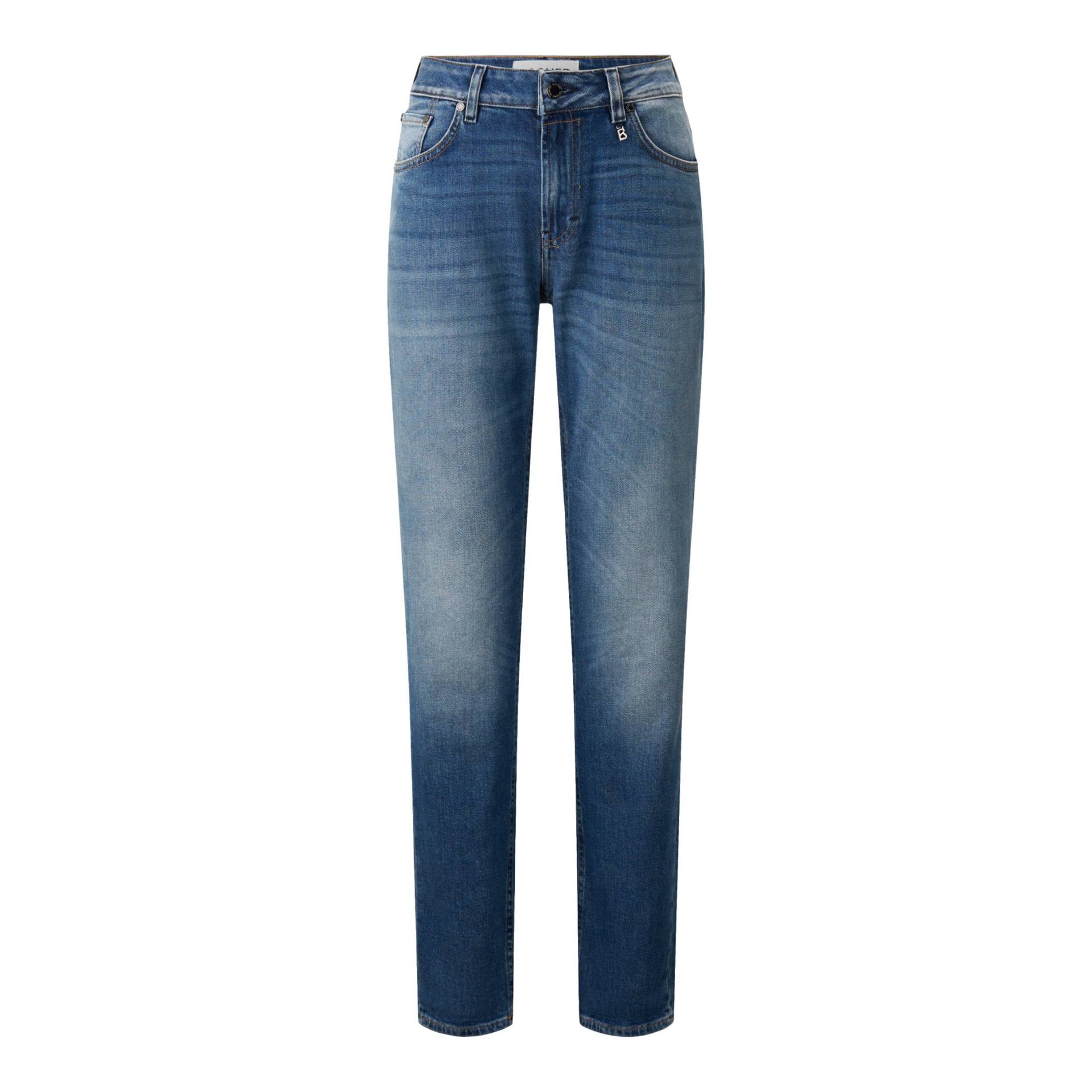 BOGNER Girlfriend Fit Jeans Bridget für Damen - Washed Denim Blue - 26 von Bogner