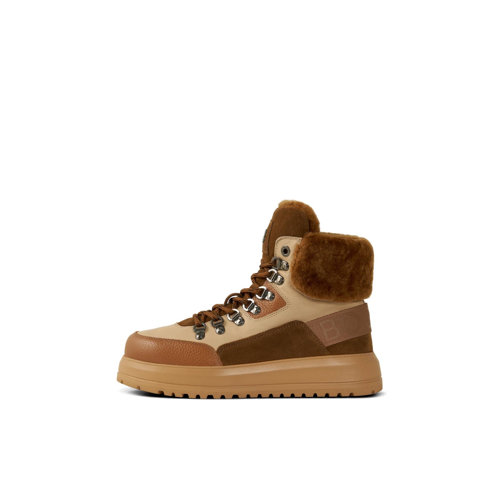 BOGNER High-Top Sneaker Antwerp für Damen - Cognac/Beige - 35,5 von Bogner