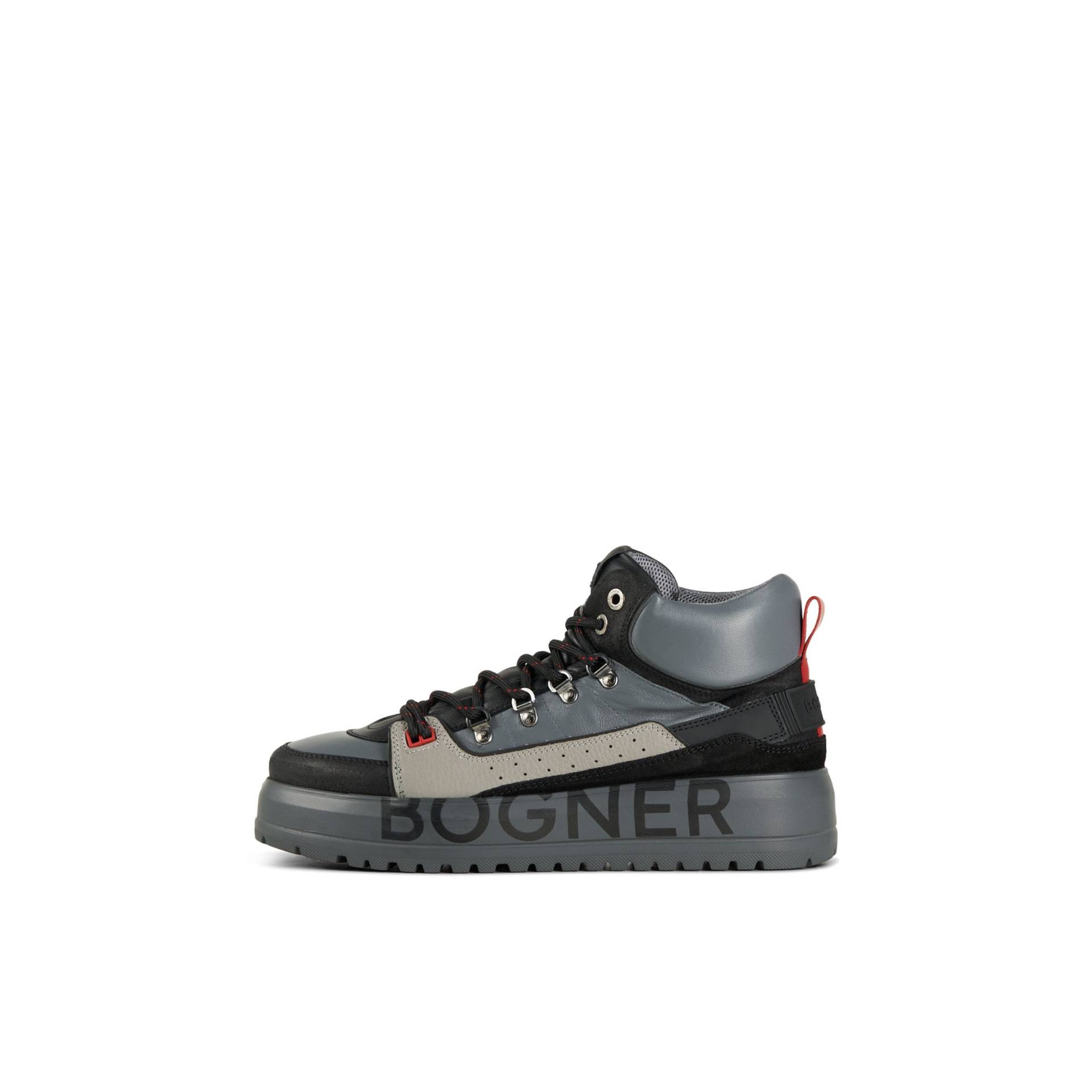 BOGNER High-Top Sneaker Antwerp für Herren - Grau/Schwarz - 39,5 von Bogner