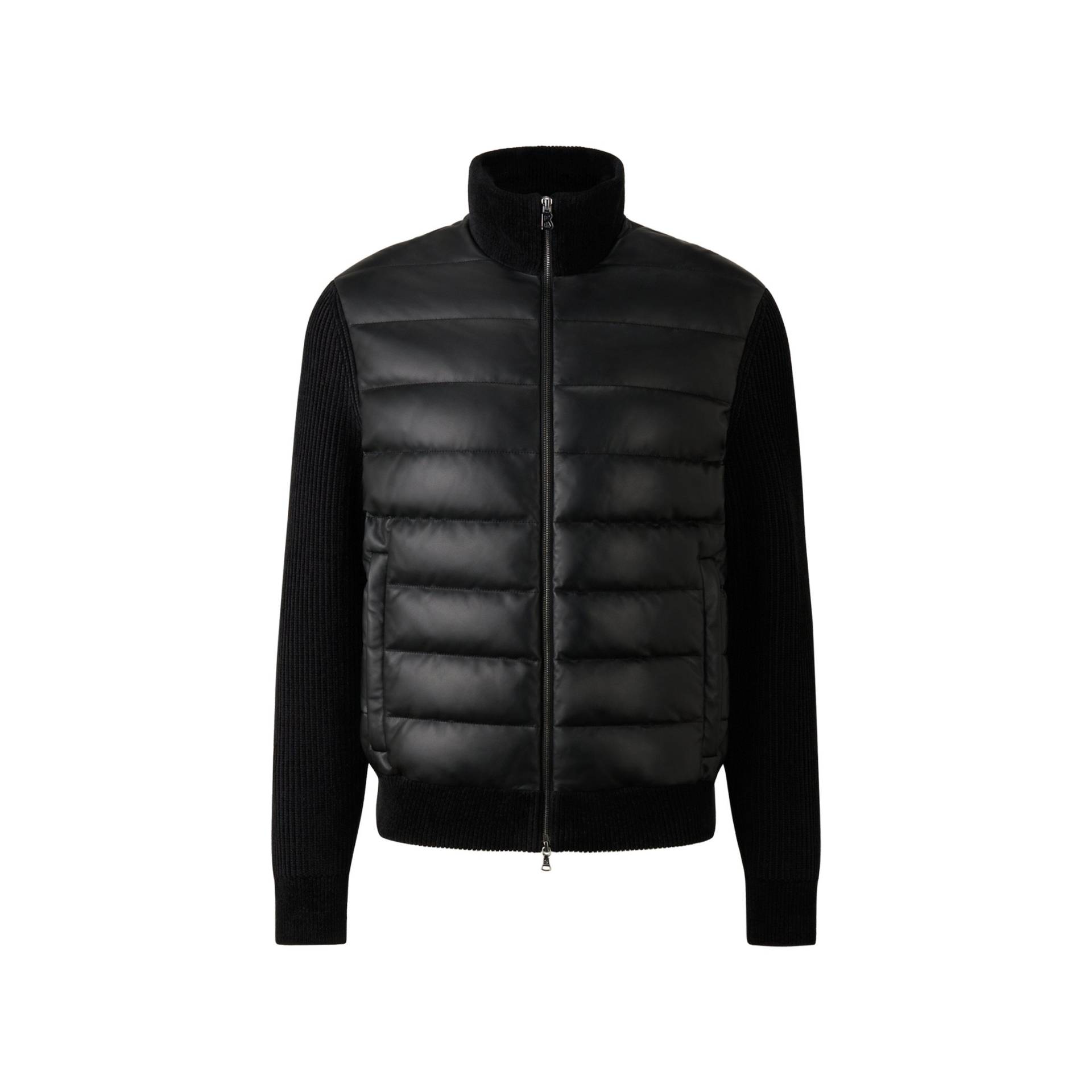 BOGNER Hybrid-Lederjacke Kurtis für Herren - Schwarz - 3XL von Bogner