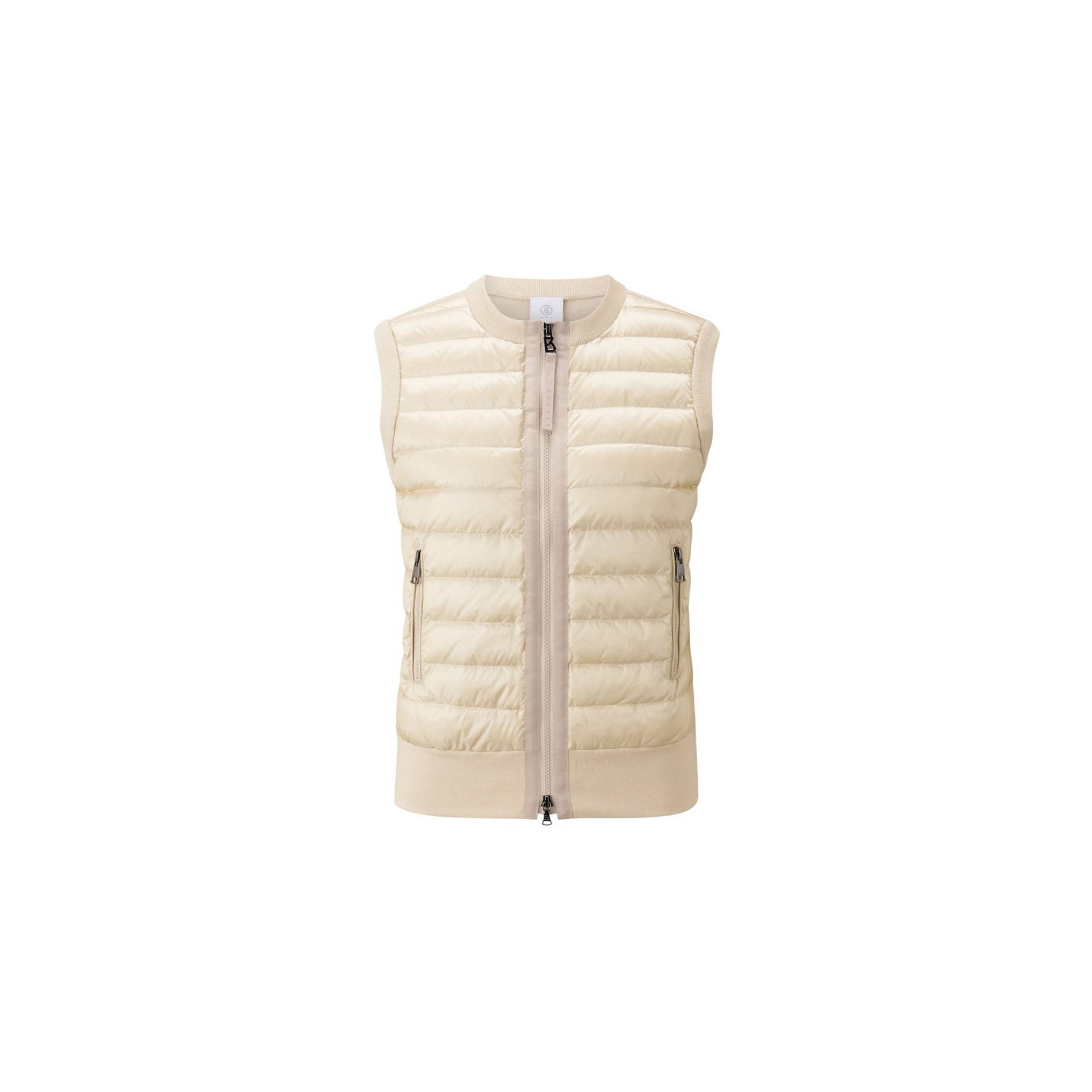 BOGNER Hybrid-Strickweste Zira für Damen - Sand - 34 von Bogner