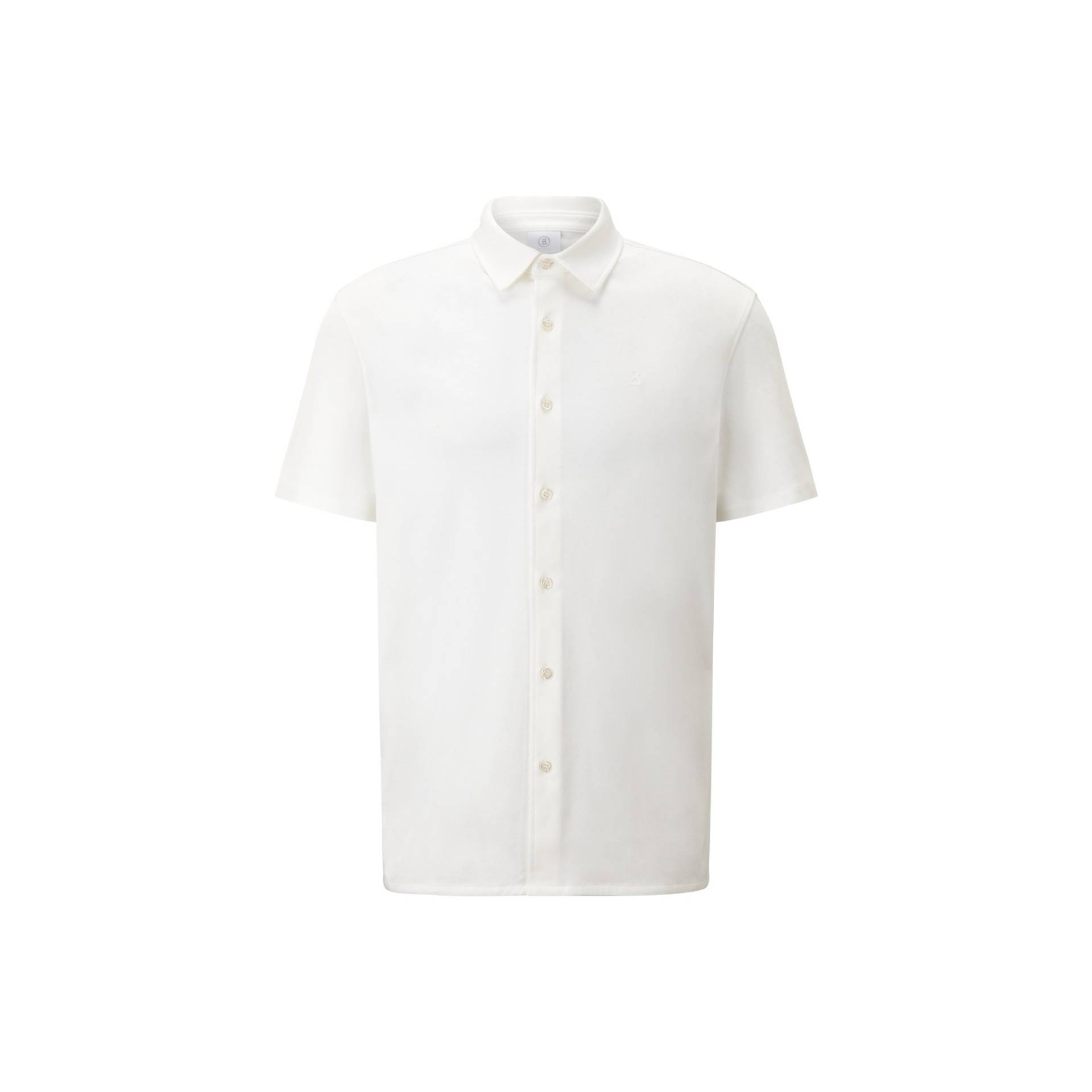 BOGNER Jersey-Kurzarm-Hemd Franz für Herren - Off-White - L von Bogner