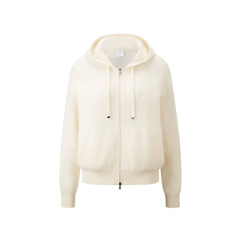 BOGNER Kaschmir Hoodie-Jacke Sissi für Damen - Off-White - 34 von Bogner