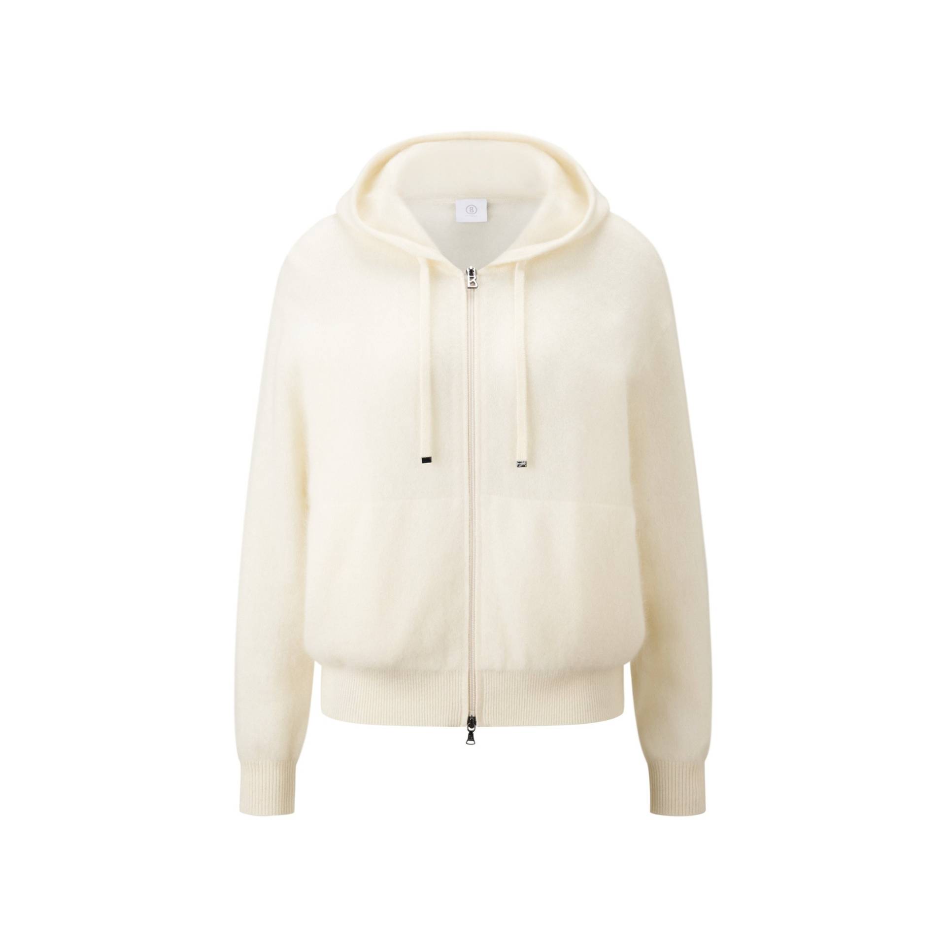 BOGNER Kaschmir Hoodie-Jacke Sissi für Damen - Off-White - 36 von Bogner