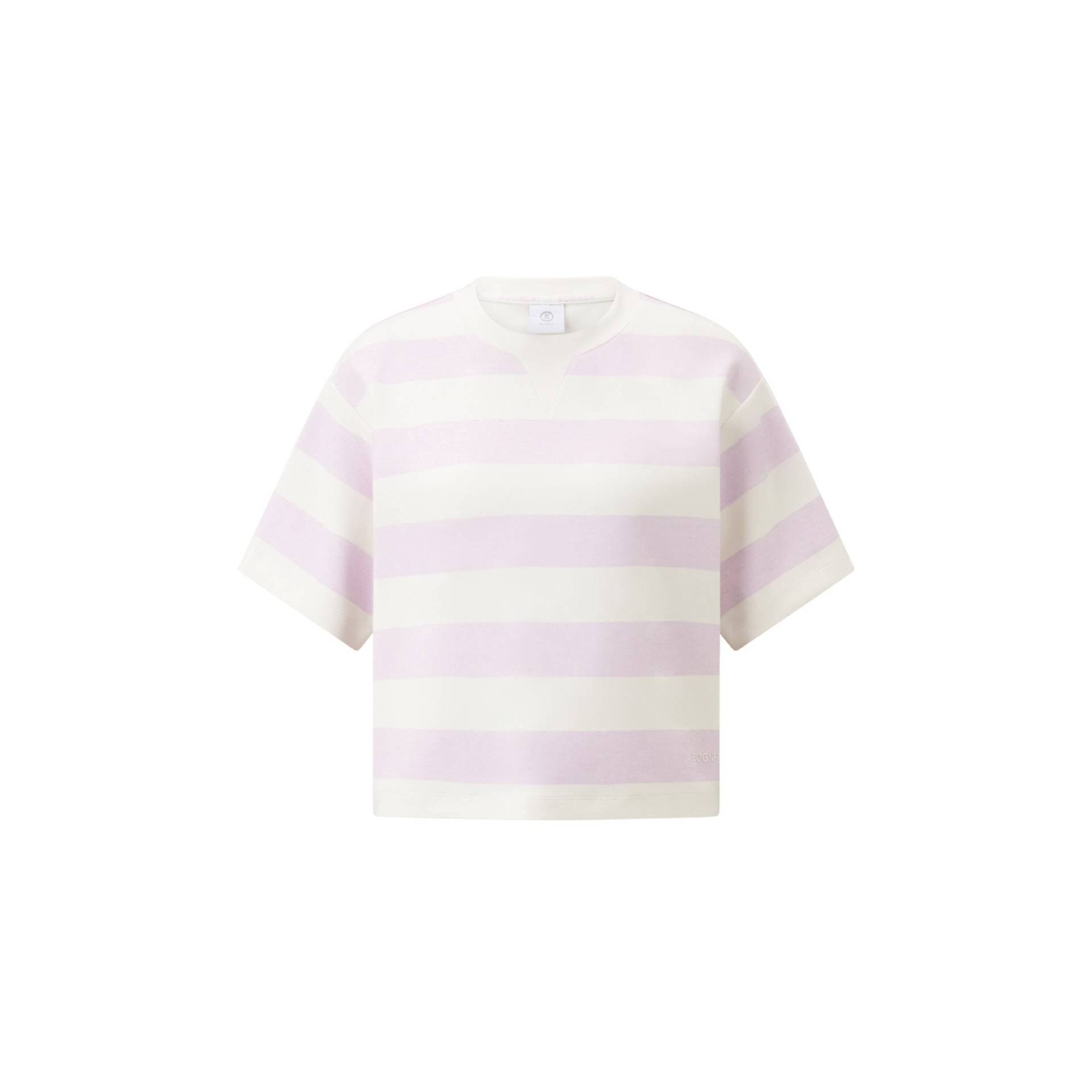 BOGNER Kurzarm-Sweater Stacey für Damen - Flieder/Off-White - 38 BOGNER Kurzarm-Sweater Stacey für Damen - Flieder/Off-White - 38 von Bogner